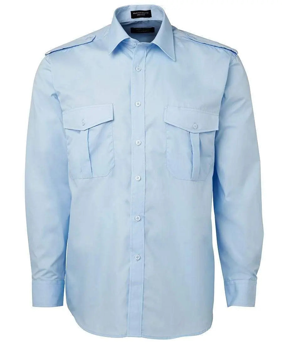 JB'S Long Sleeve & Short Sleeve Epaulette Shirt 6E - Simply Scrubs Australia